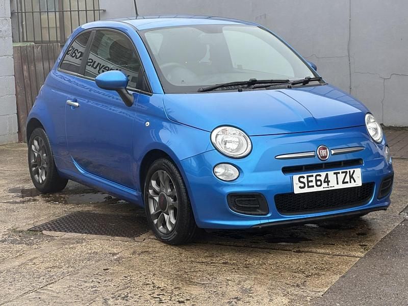 Used Fiat 500 S 69 HP (50 kW) 2015 Blue Hatchback