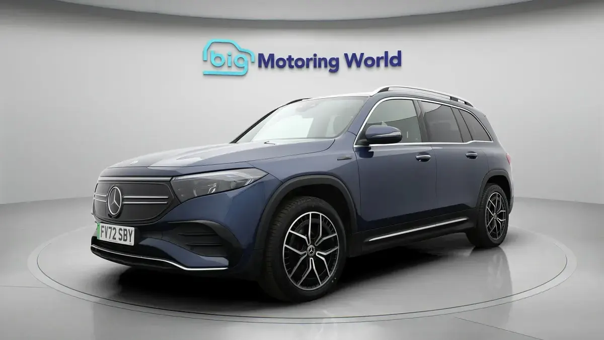 Used Mercedes EQB350 AMG line 214 kW (292 HP) 2023 Blue SUV