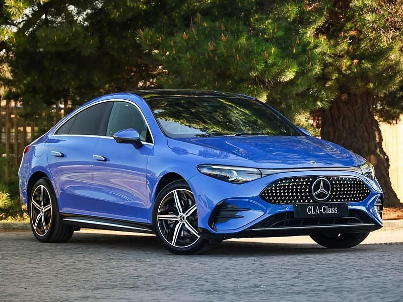 New Mercedes CLA 250+ AMG line 200 kW (272 HP) 2025 Blue Sedan