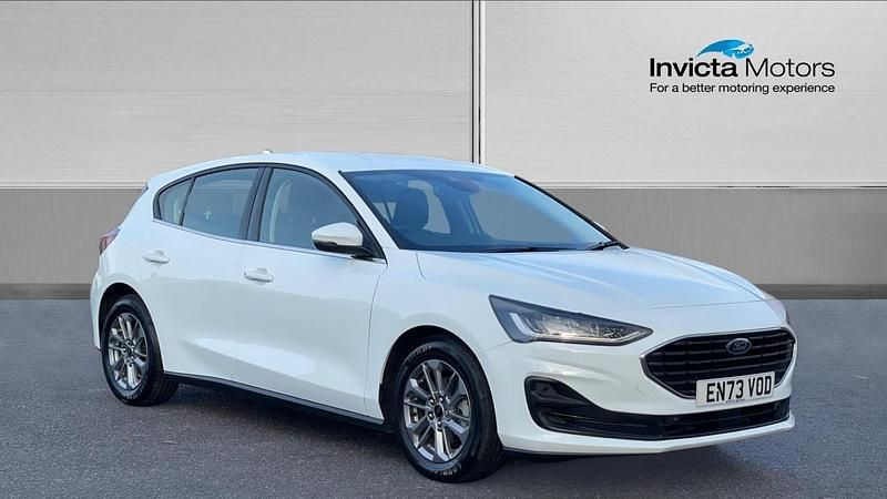 White Used 2024 Ford Focus Titanium Hatchback | £15,991 (Good price) - Image 1/4