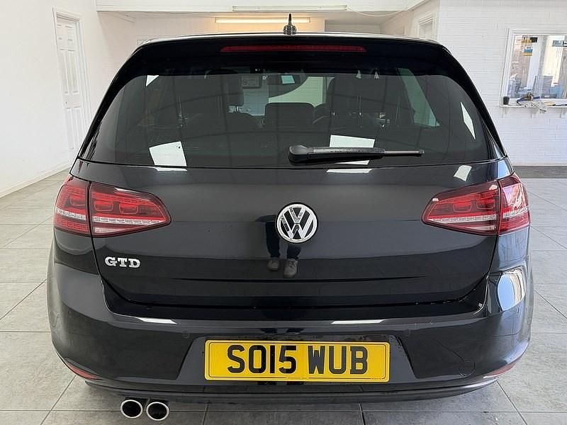 Used VW Golf VII GTD 2015 Black Hatchback
