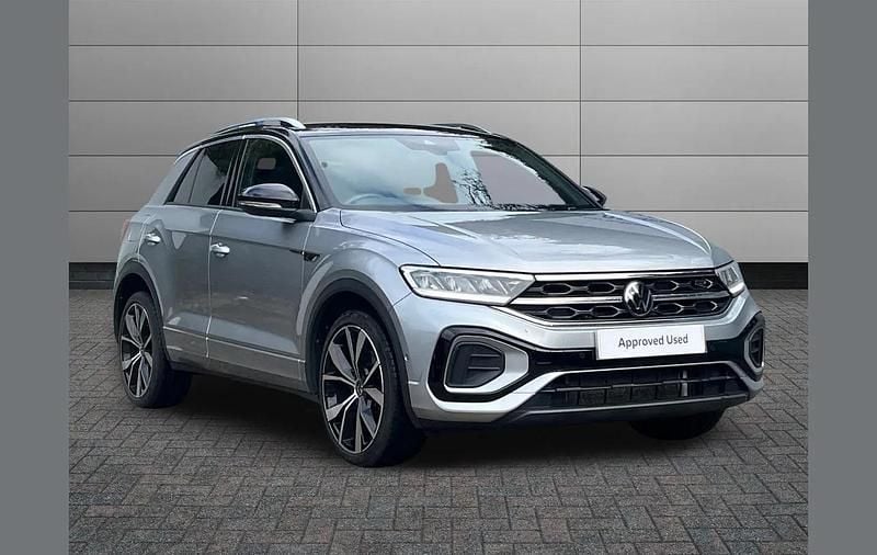 Silver Used 2023 VW T-Roc R-line SUV | £23,299 (Fair price) - Image 1/4