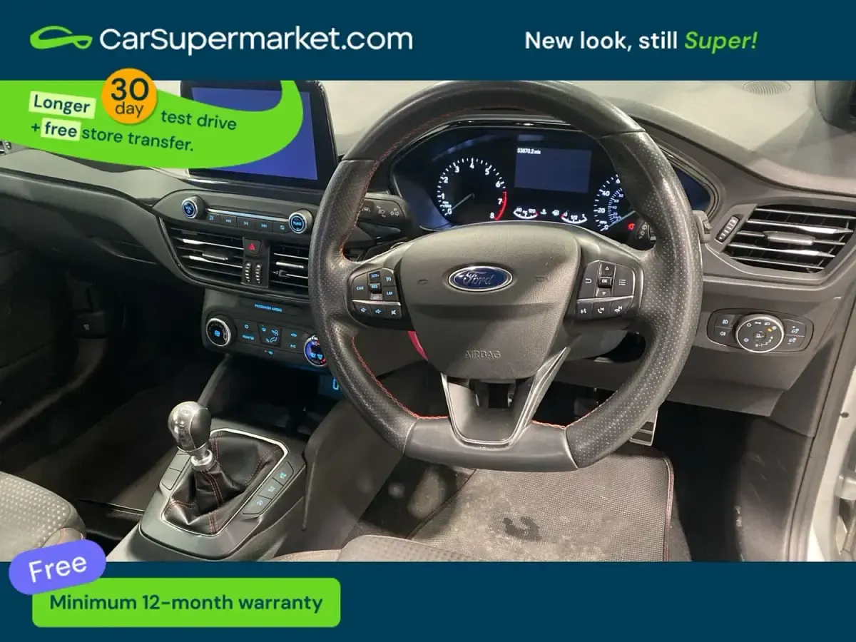 Used Ford Focus ST-Line 155 HP (114 kW) 2020 Silver Hatchback