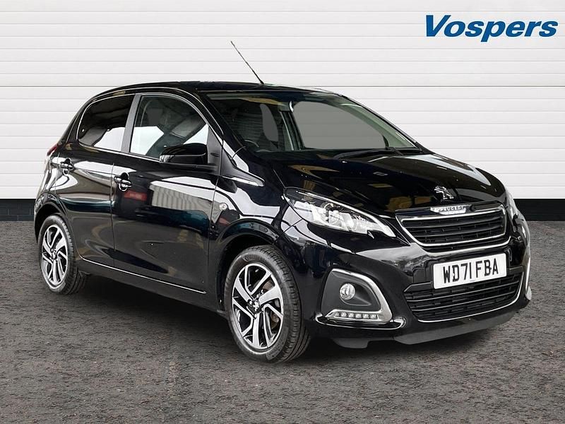 Used Peugeot 108 Allure 72 HP (52 kW) 2021 Black Hatchback