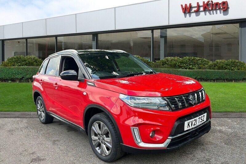 Red Used 2021 Suzuki Vitara SZ-T SUV | £12,795 (Good price) - Image 1/3