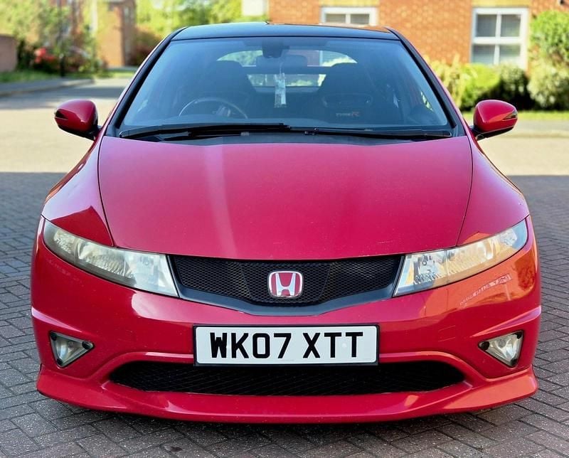 Begagnad Honda Civic Type R GT 2007 Röd Halvkombi