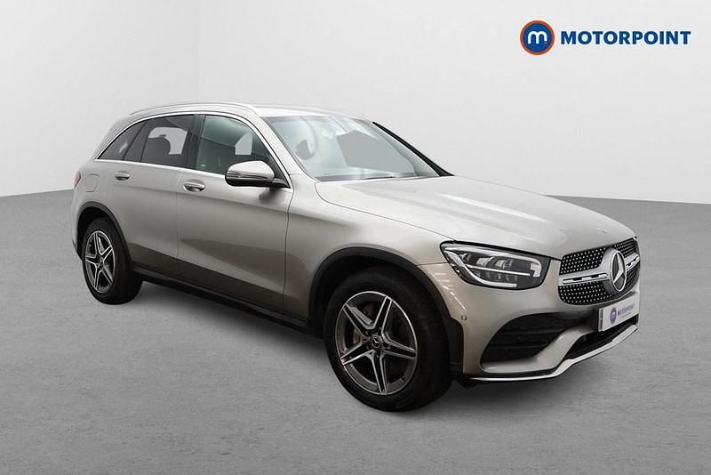 Silver Used 2020 Mercedes GLC220 AMG line SUV | £26,049 (Good price) - Image 1/4