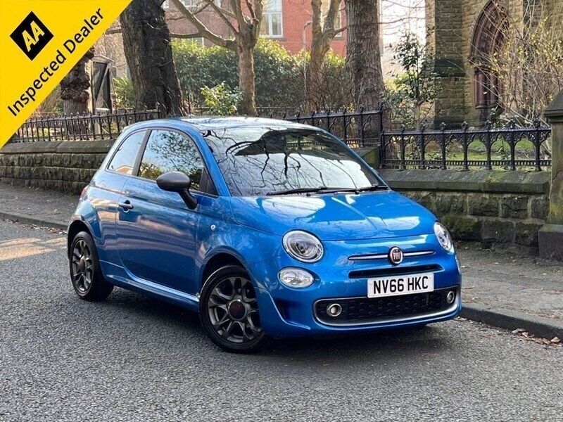 Blue Used 2016 Fiat 500 S Hatchback | £4,795 (Fair price) - Image 1/4