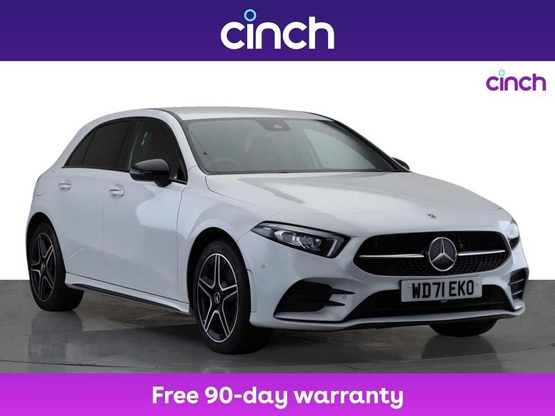 White Used 2022 Mercedes A250 AMG Line Premium Hatchback | £18,649 (Fair price) - Image 1/3