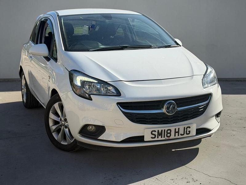 Begagnad Vauxhall Corsa 2018 Vit Halvkombi