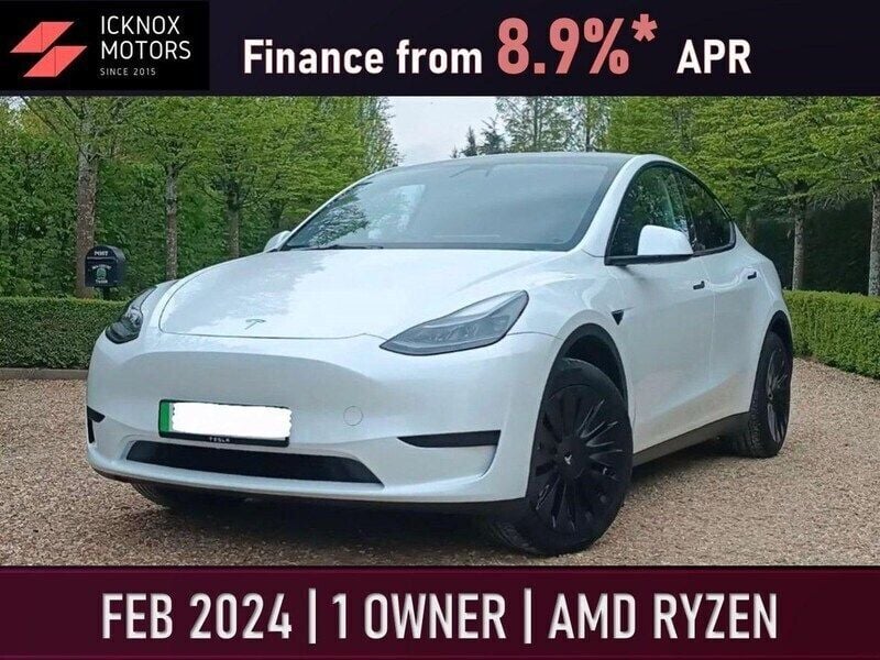 White Used 2024 Tesla Model Y SUV | £28,892 (Fair price) - Image 1/4