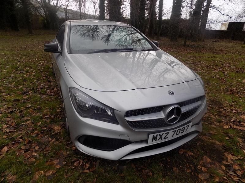 Used Mercedes CLA200 AMG line 156 HP (114 kW) 2018 Silver Sedan