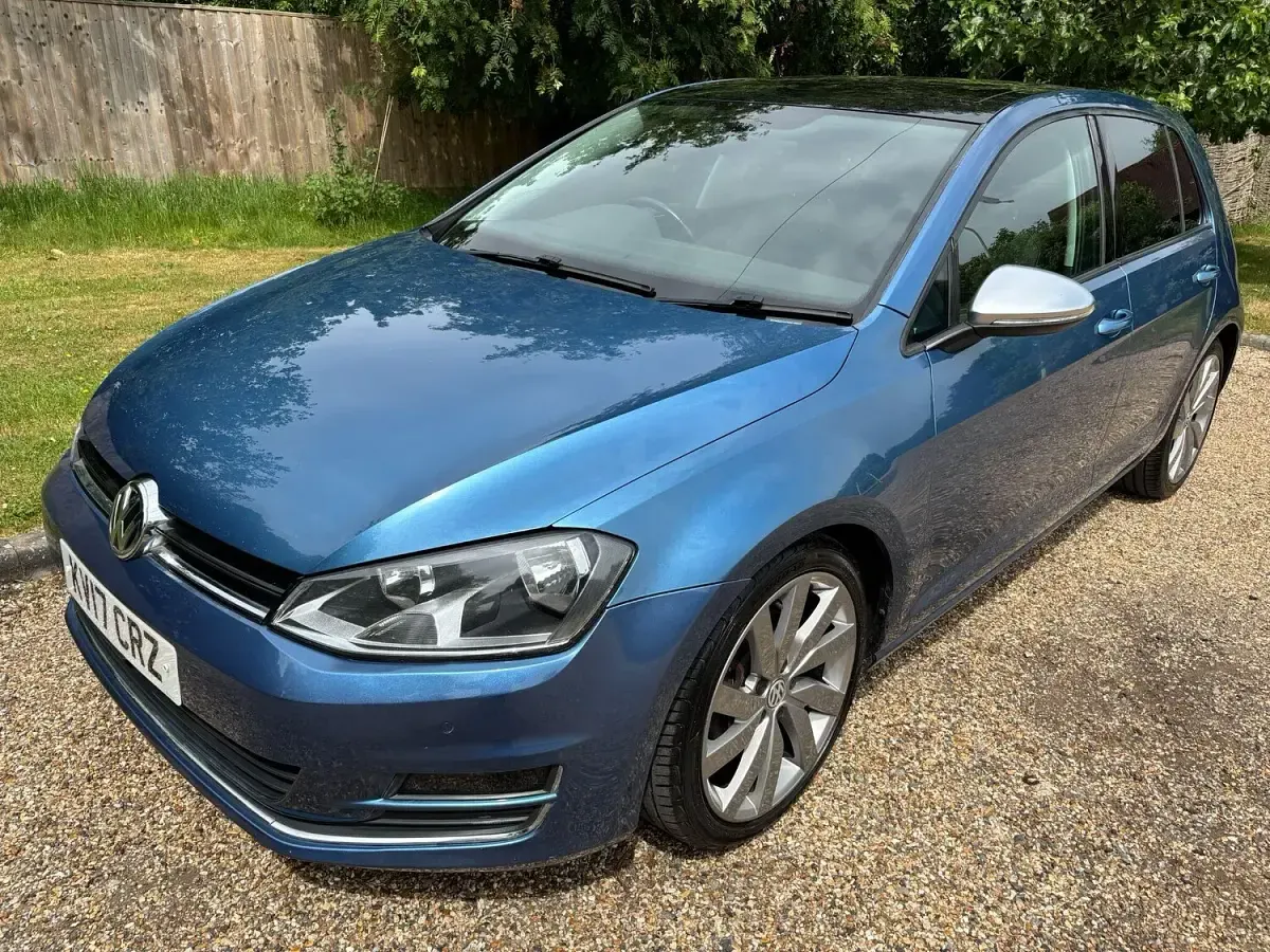 Used VW Golf VII GT 150 HP (110 kW) 2017 Blue Hatchback