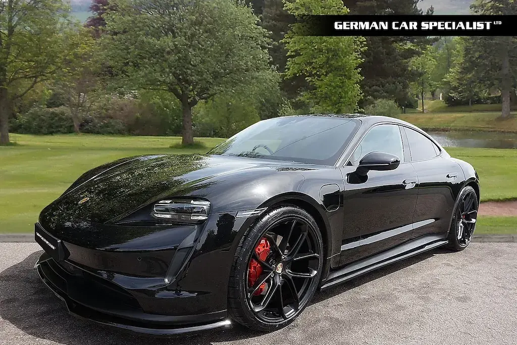 Used Porsche Taycan 4S 2020 Jet black Sedan
