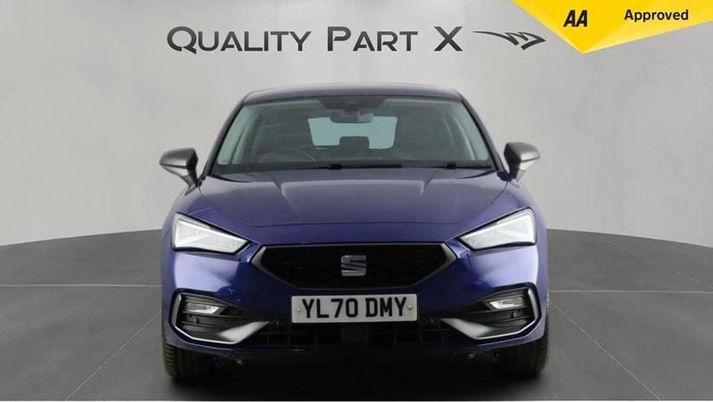 Used Seat Leon FR 150 HP (110 kW) 2021 Blue Hatchback