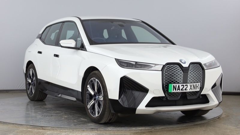 White Used 2022 BMW iX M Sport SUV | £32,680 (Super price) - Image 1/4