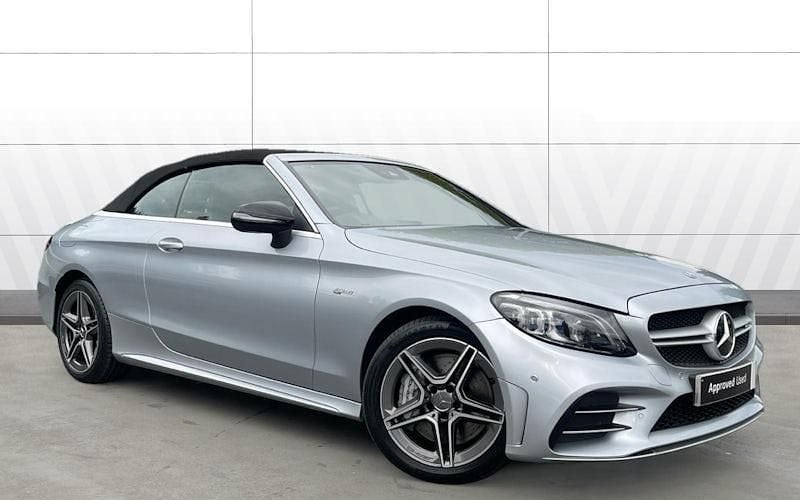 Silver Used 2022 Mercedes C43 AMG Premium Cabriolet | £34,555 (Good price) - Image 1/4