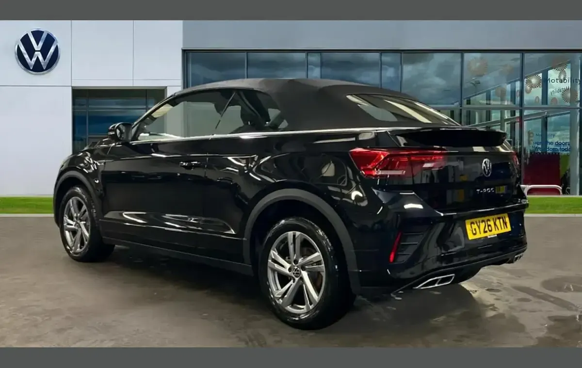 New VW T-Roc Cabriolet R-line 147 HP (108 kW) 2026 Black Cabriolet