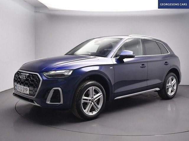 Used Audi Q5 S-Line 265 HP (194 kW) 2022 Blue SUV
