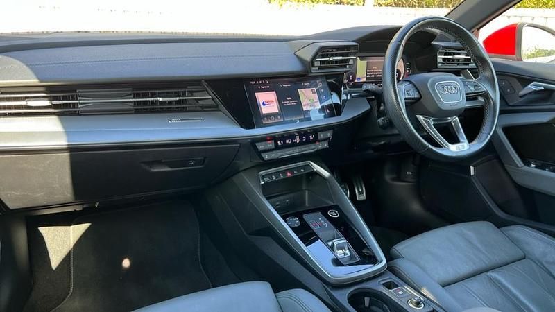 Used Audi A3 S-Line 150 HP (110 kW) 2020 Red Sedan