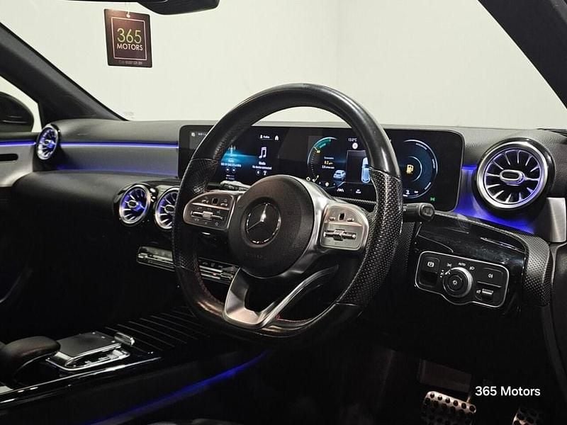 Used Mercedes A250 AMG line 224 HP (164 kW) 2018 Black Hatchback