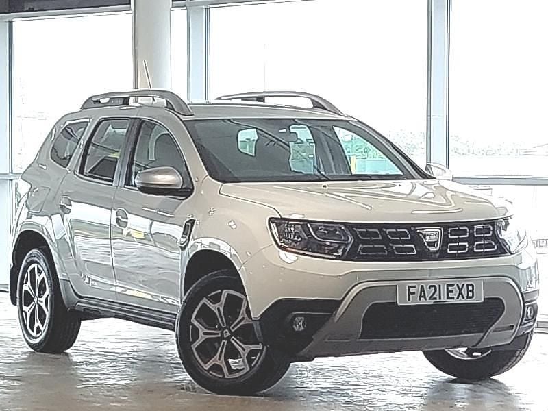 White Used 2021 Dacia Duster Prestige SUV | £12,498 (Fair price) - Image 1/4