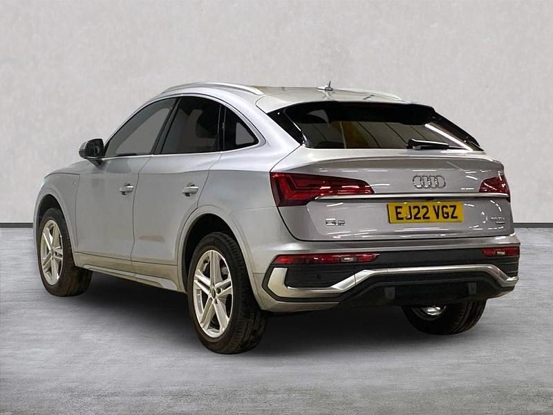 Begagnad Audi Q5 Sportback S-Line 204 HK (150 kW) 2022 Silver SUV