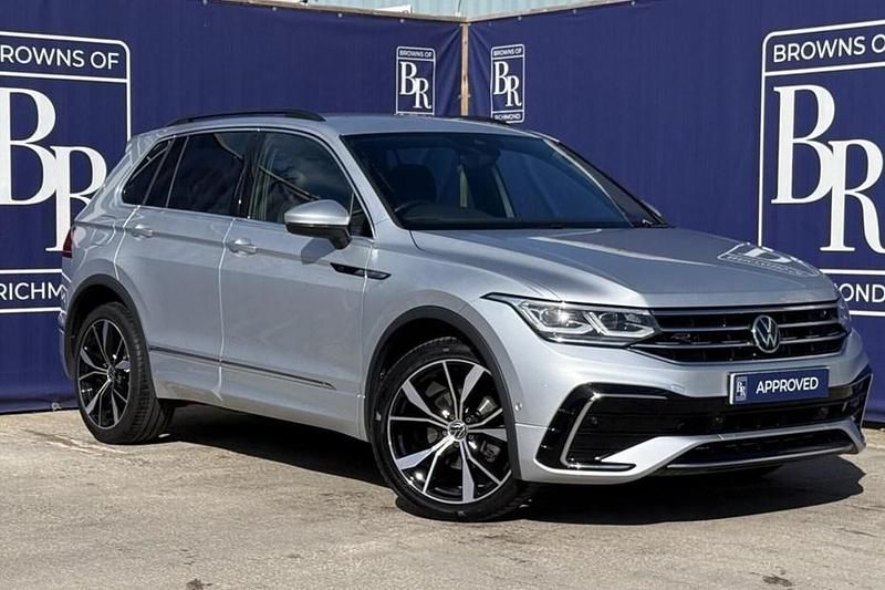 Used VW Tiguan R-line 150 HP (110 kW) 2021 Silver SUV