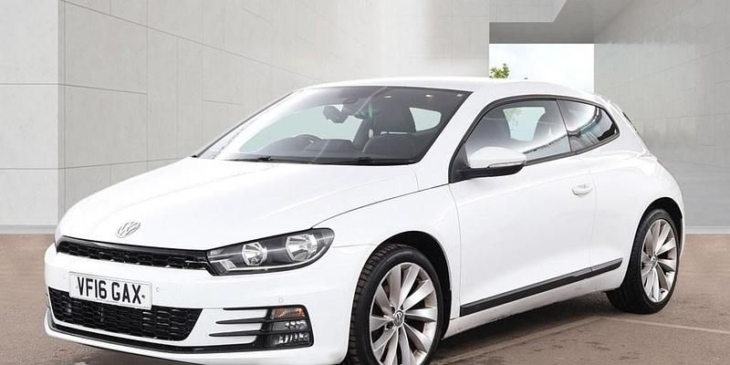 Begagnad VW Scirocco GT 2016 Vit Sportkupé