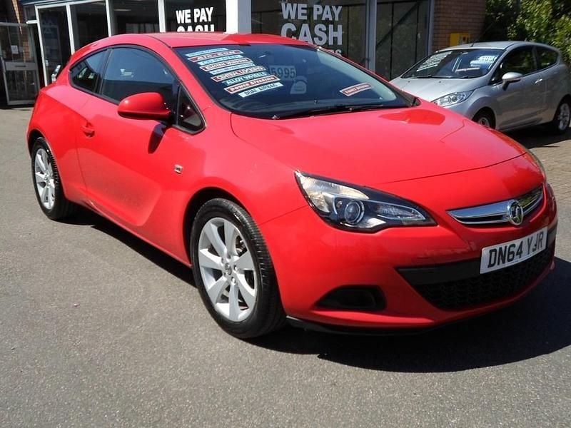 Red Used 2014 Vauxhall Astra GTC Sport Hatchback | £5,995 (Expensive) - Image 1/4
