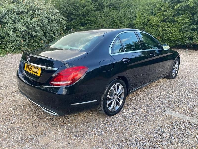 Used Mercedes C200 184 HP (135 kW) 2015 Black Sedan