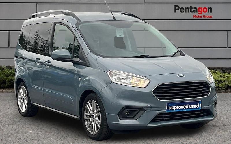 Blue Used 2019 Ford Tourneo Courier Titanium MPV | £12,295 (Fair price) - Image 1/4