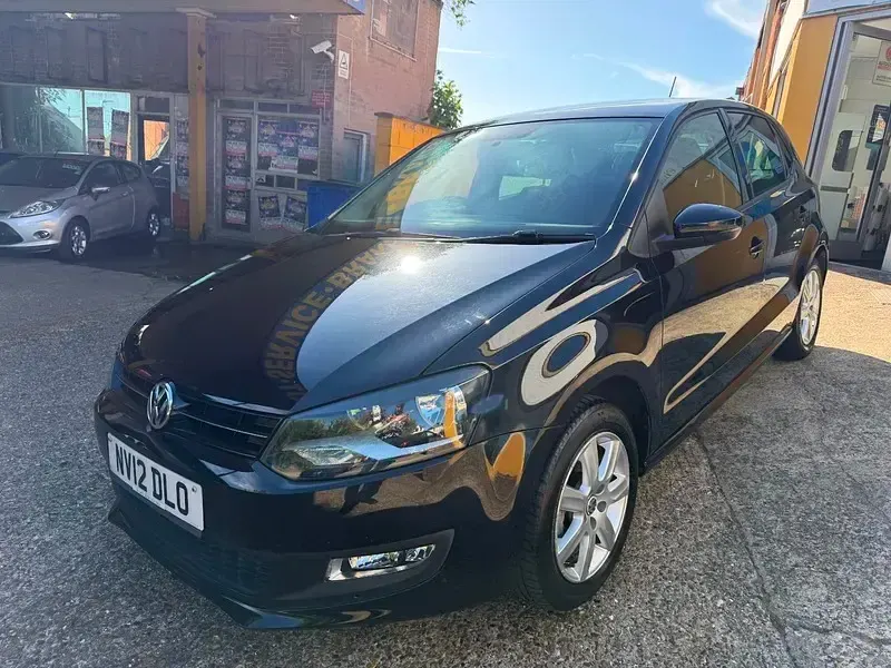 Used VW Polo Match 60 HP (44 kW) 2012 Black Hatchback