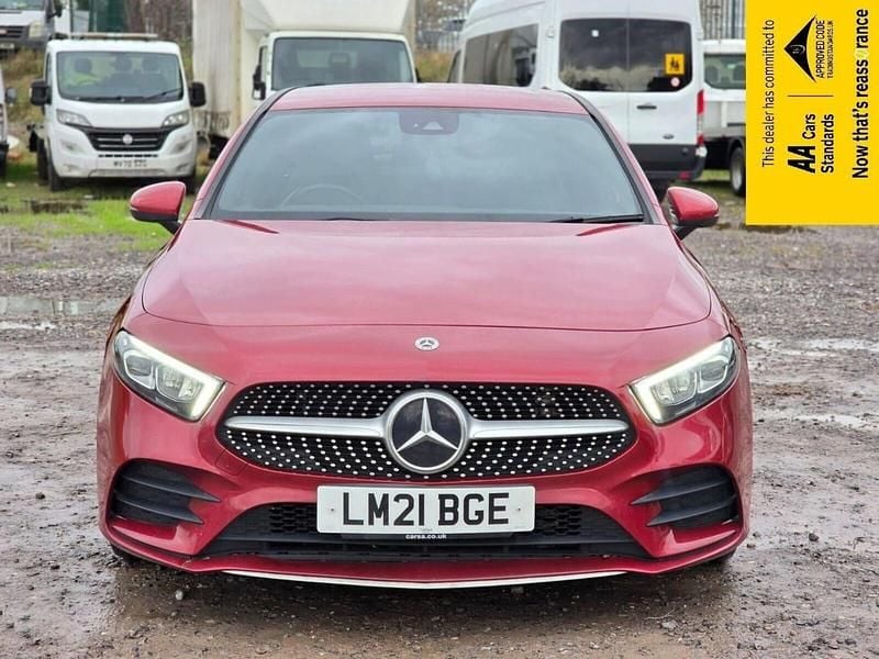 Used Mercedes A190 AMG line 2021 Red Hatchback
