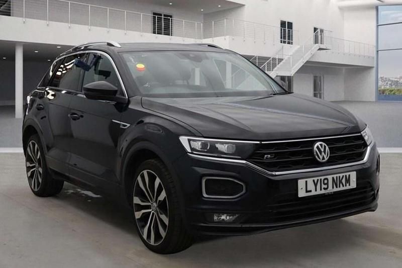 Black Used 2019 VW T-Roc R-line SUV | £17,295 (Fair price) - Image 1/1