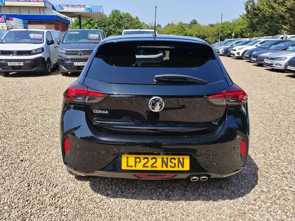 Used Vauxhall Corsa Ultimate 100 HP (73 kW) 2022 Black Hatchback