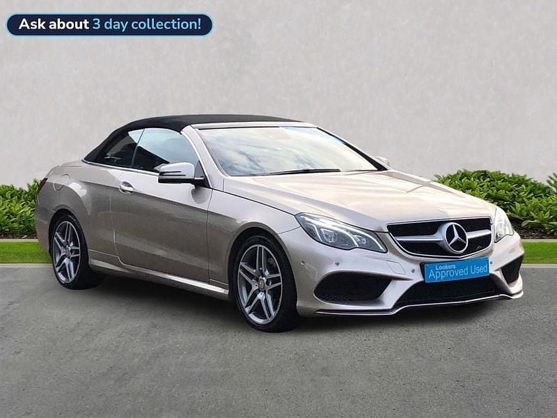 Silver Used 2016 Mercedes E220 AMG Line Premium Cabriolet | £11,263 (Fair price) - Image 1/4