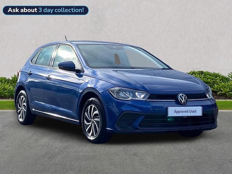 Blue Used 2022 VW Polo Life Hatchback | £14,498 (Fair price) - Image 1/4