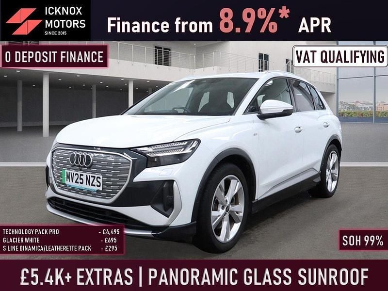 Used Audi Q4 e-tron S-Line 210 kW (286 HP) 2025 White SUV