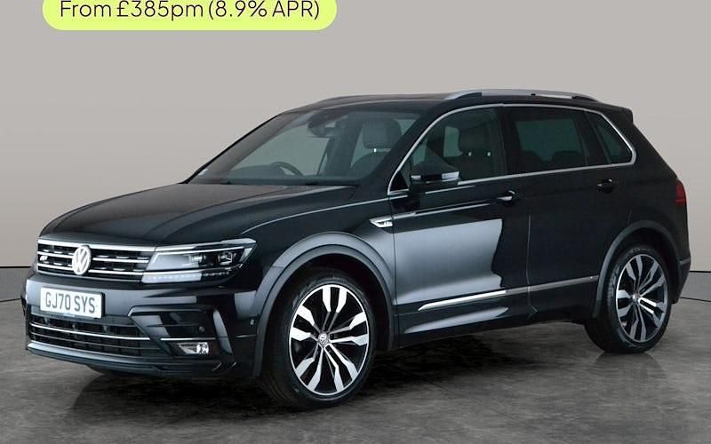 Used VW Tiguan R-line 150 HP (110 kW) 2020 Black SUV