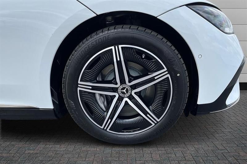 Used Mercedes EQE350 AMG line 214 kW (292 HP) 2025 Opalite white bright Sedan