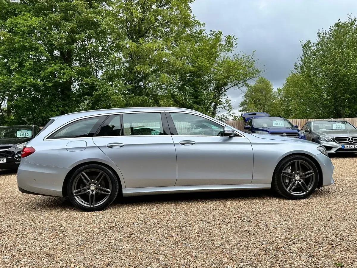 Used Mercedes E220 AMG line 2017 Silver Estate