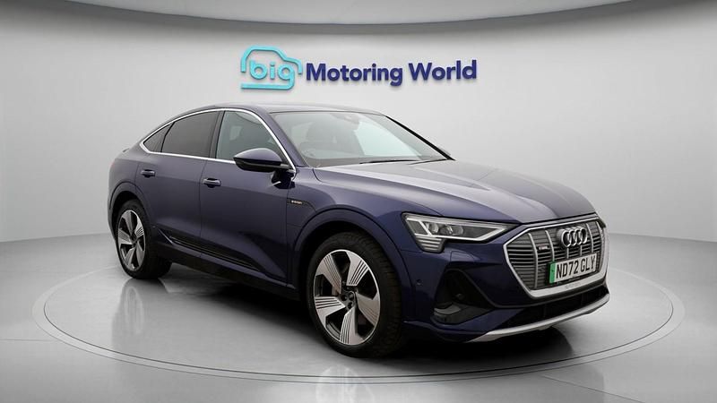 Used Audi e-tron S-Line 300 kW (408 HP) 2023 Blue SUV