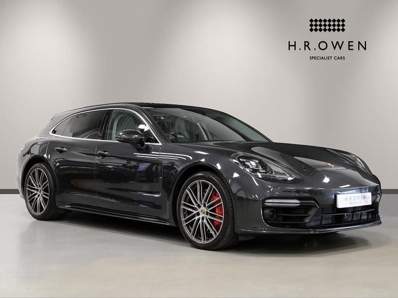 Volcano grey Used 2017 Porsche Panamera Turbo Sport Turismo Sedan | £48,950 - Image 1/4