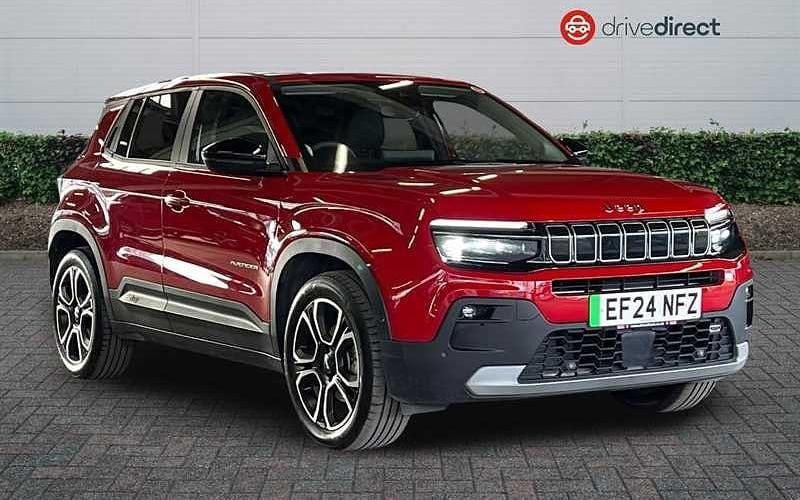 Red Used 2024 Jeep Avenger Summit SUV | £17,450 (Fair price) - Image 1/4