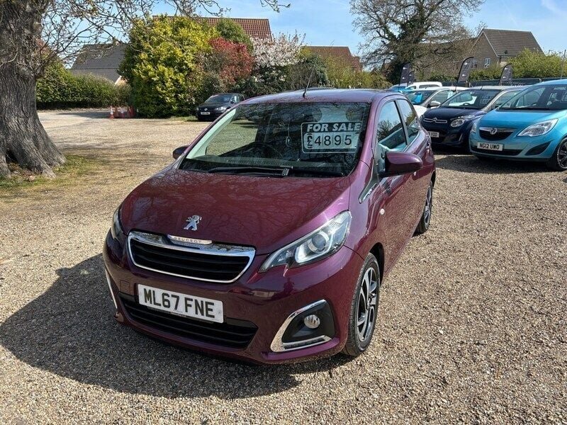 Purple Used 2017 Peugeot 108 Allure Hatchback | £4,895 - Image 1/4