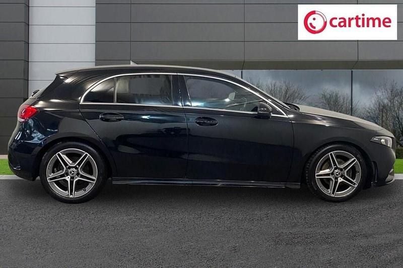 Used Mercedes A200 AMG line 163 HP (119 kW) 2019 Black Hatchback