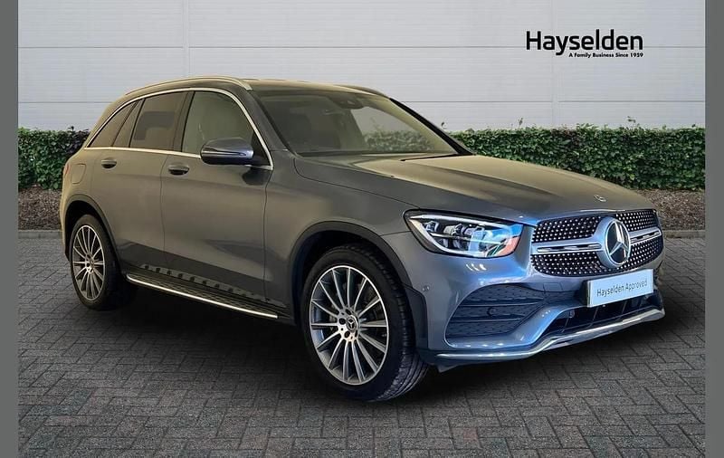 Grey Used 2022 Mercedes GLC220 AMG Line Premium SUV | £30,395 (Fair price) - Image 1/4