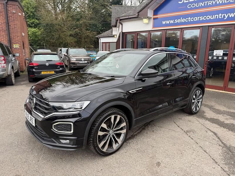 Used VW T-Roc R-line 150 HP (110 kW) 2019 Black SUV