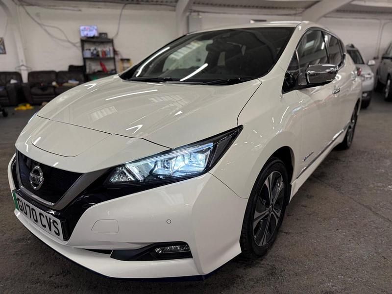 Used Nissan Leaf Tekna 160 kW (218 HP) 2020 White Hatchback